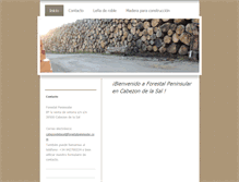 Tablet Screenshot of forestalpeninsular.com